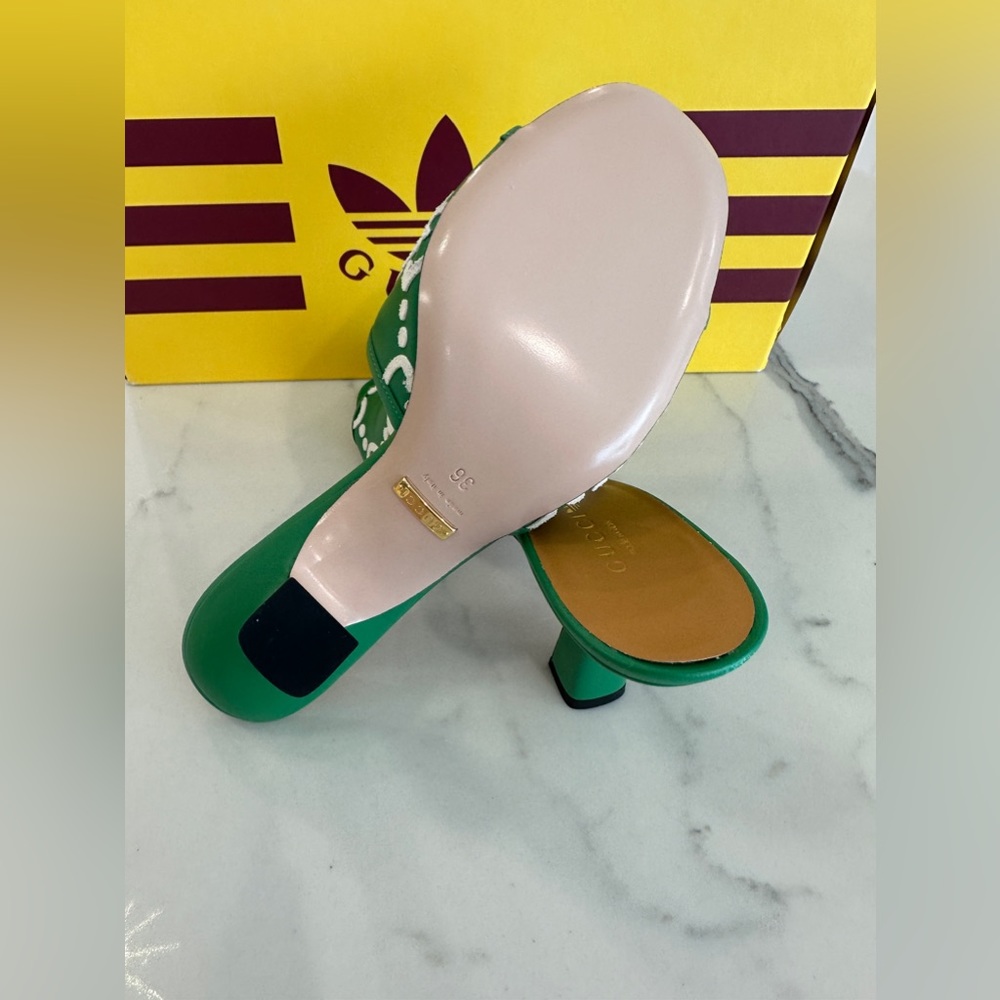 Gucci x Adidas Logo Slide Sandals - Picture 5 of 9